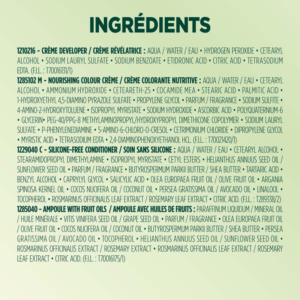 WFP 755029 ULTRA CREME 42 INGREDIENTS FR